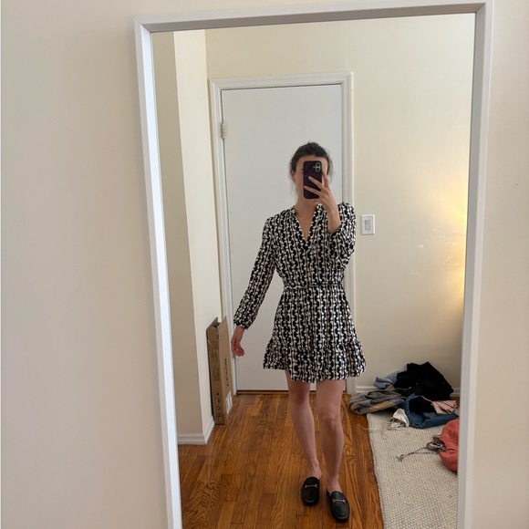 Zara Dresses & Skirts - Zara Black & White Printed Mini Dress